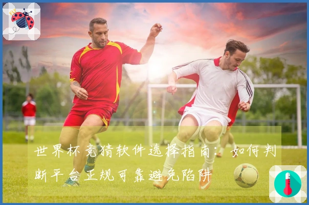 世界杯竞猜软件选择指南：如何判断平台正规可靠避免陷阱